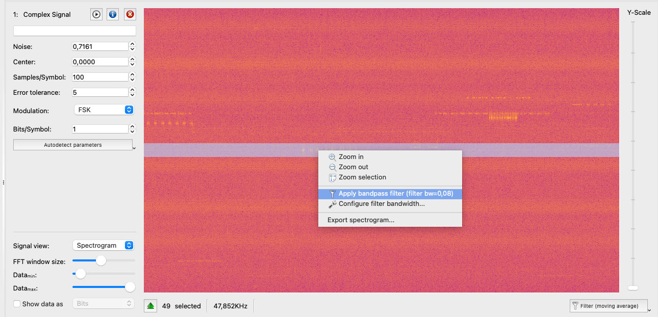 Isolating the signal