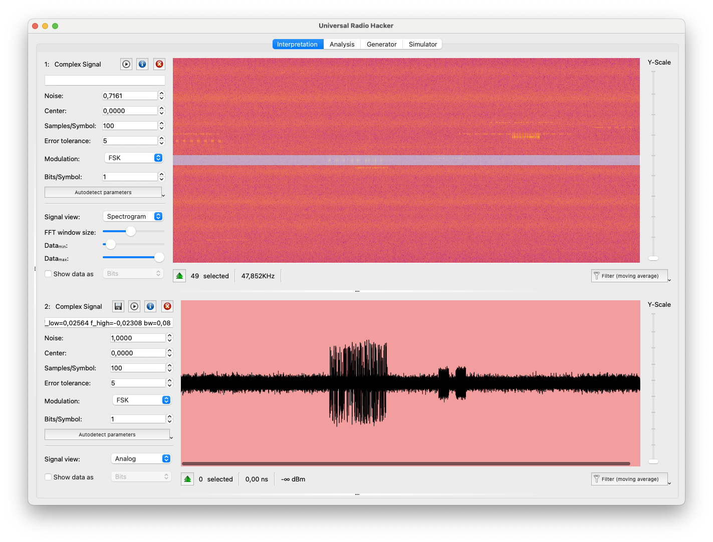 Isolating the signal