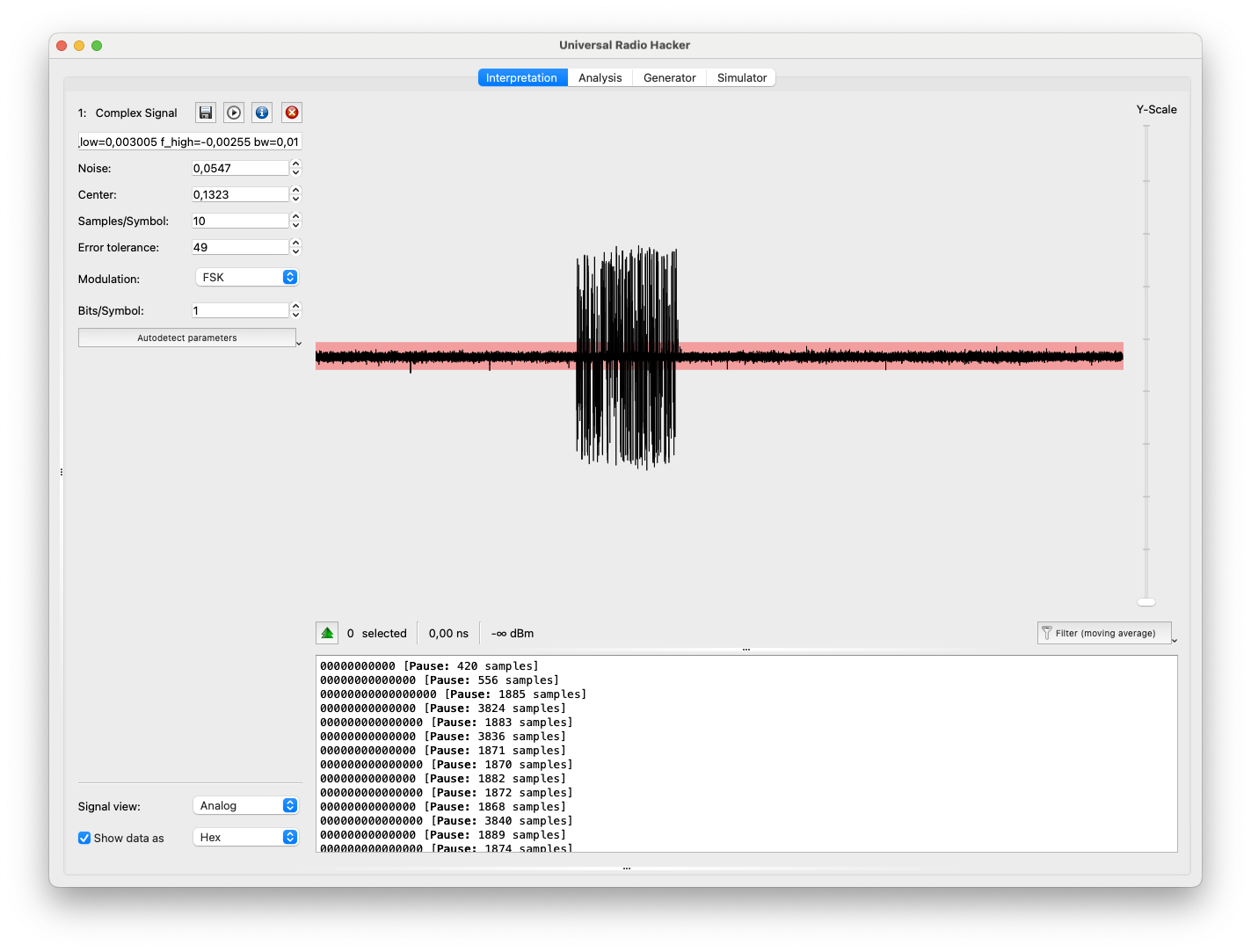 Isolating the signal